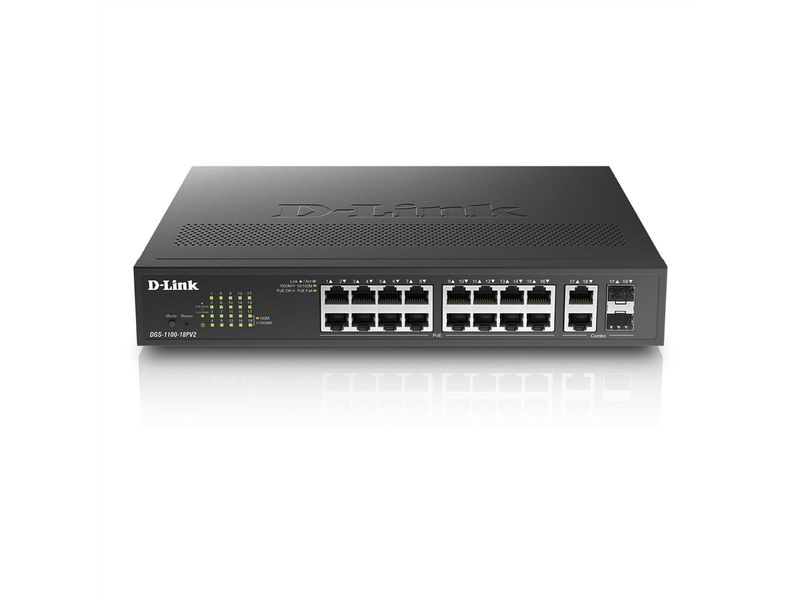 D-Link PoE+ Switch DGS-1100-18PV2 18 Port