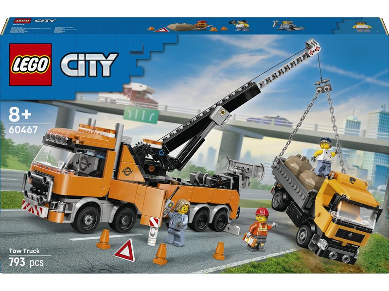 LEGO® City Schwerlast-Abschleppwagen mit Kran 60467