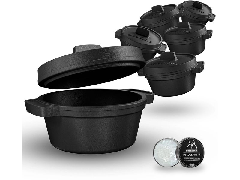 Gusskoenig Mini Dutch Oven 6 set 300 ml
