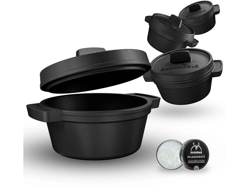 Gusskoenig Mini Dutch Oven 4 set 300 ml