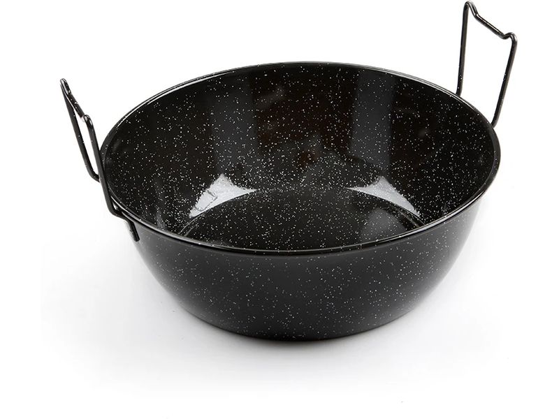 Blaser + Trösch Frittierpfanne Ø 35 cm, schwarz, emailliert