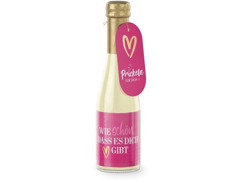 [2094625] Trendcompany Geschenkidee Schaumwein Schön dich gibt 0.2 L