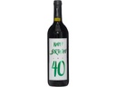 Dreams and Fantasy Geschenkidee Rotwein Happy Birthday 40 Grün, 750 ml