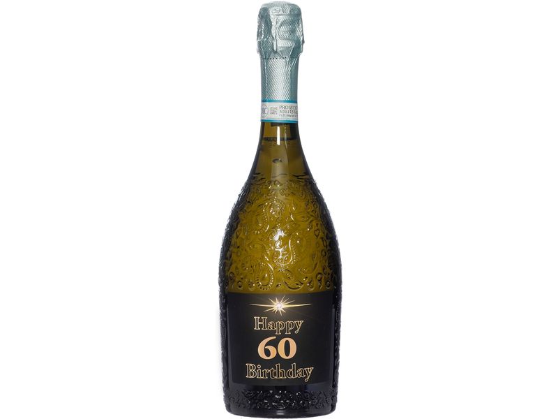 [1946743] Dreams and Fantasy Geschenkidee Prosecco dark Happy Birthday 60 750 ml