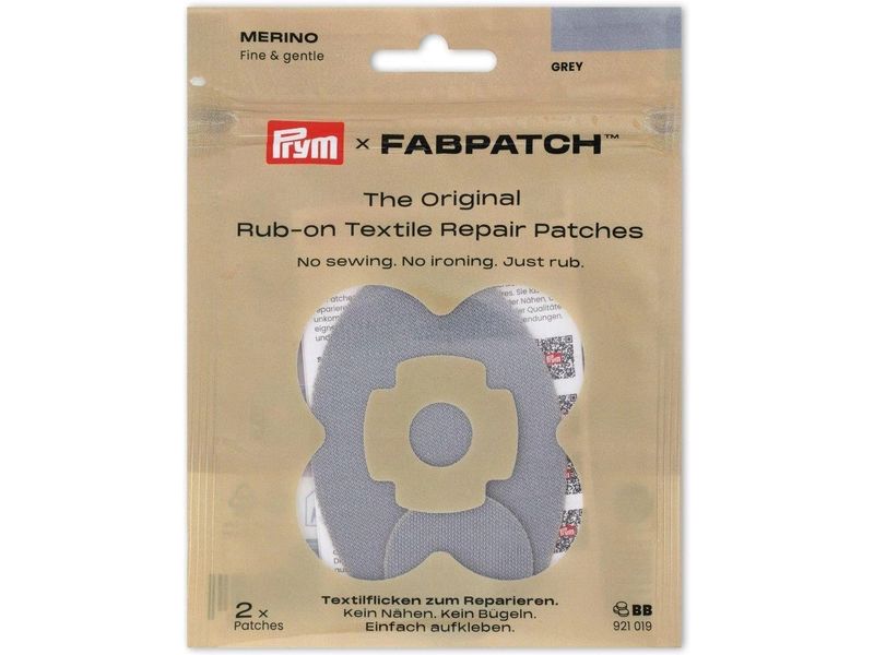 Prym Prym Rub-on Patch MERINO Hellgrau