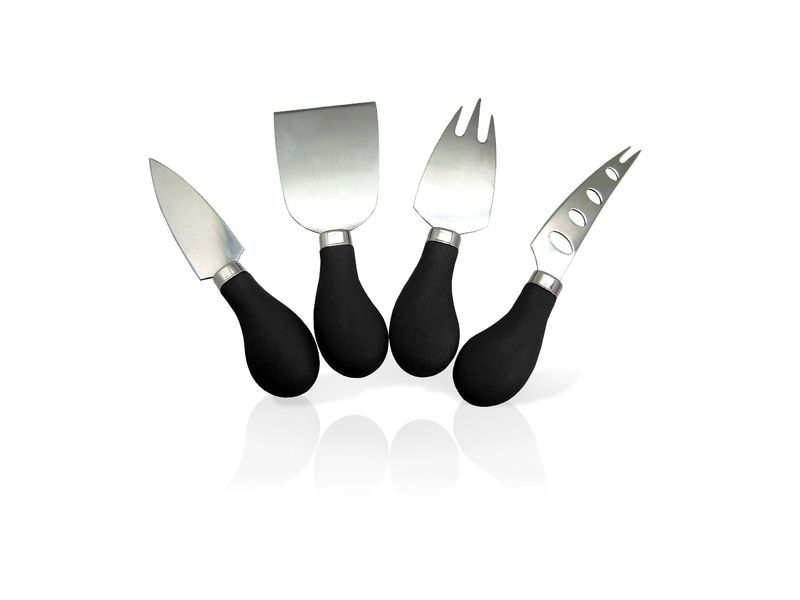 Nerthus Käsemesser Tool Set Schwarz/Silber