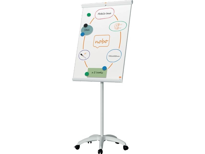 [2092087] Nobo Flipchart Mobil Premium Plus 70 cm x 186 cm