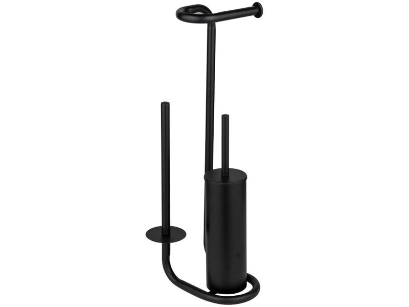 [2079274] Wenko WC-Garnitur Universaleo 20 x 23 x 62.5 cm, Schwarz