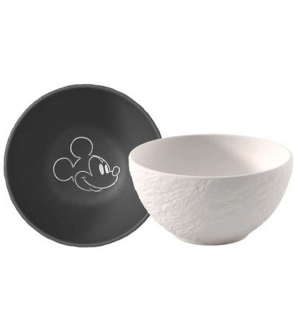[2089874] Villeroy & Boch Manufacture Rock – Mickey Mouse Müesslischale , 2-teilig