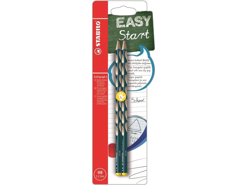 STABILO EASYgraph S 2er Blister pet L für Linkshänder