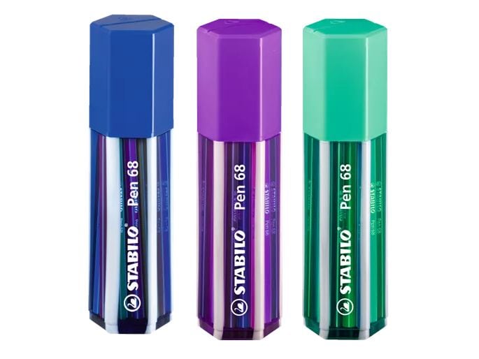 STABILO Pen 68 Fasermaler 20er Big Pen Box