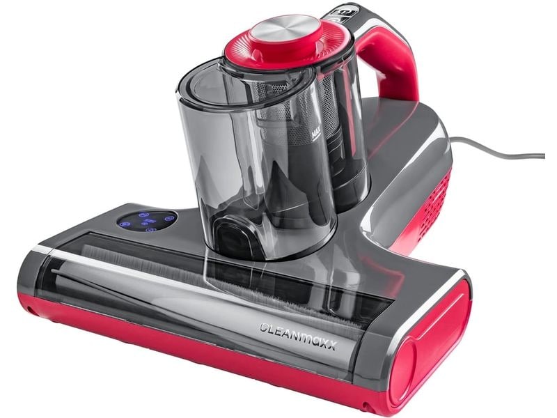 [2057620] CLEANmaxx Milben-Handstaubsauger Grau/Rot