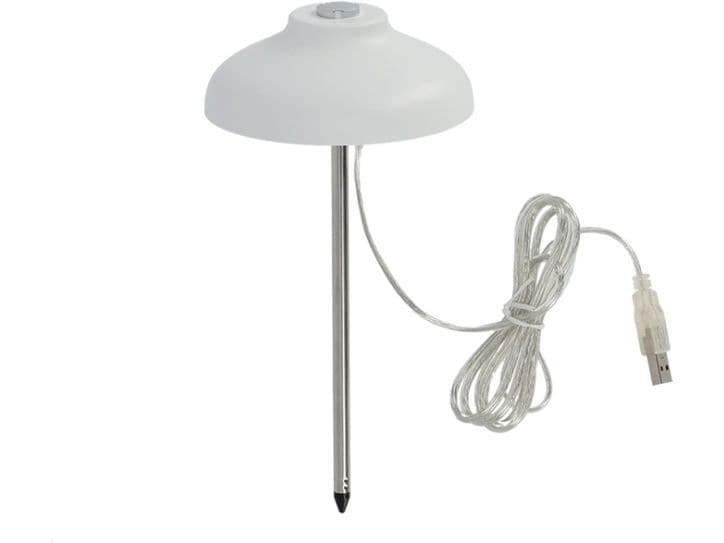 Esschert Design Pflanzenlampe LED Weiss höhenverstellbar USB