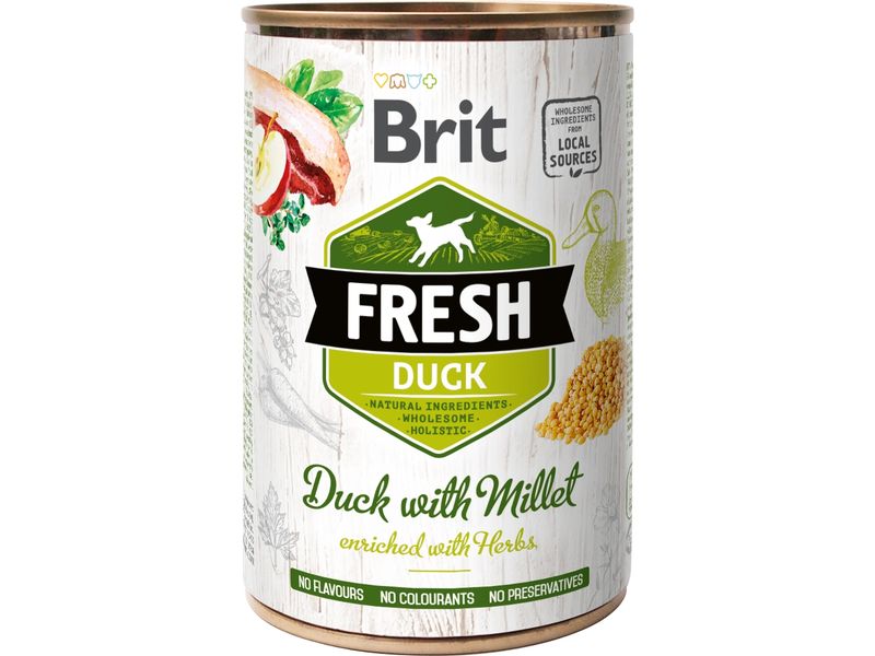 [2102457] Brit Nassfutter Fresh Duck with Millet 6 x 400 g