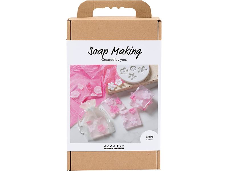 Creativ Company Bastelset - Seifenherstellung, Blumen, Rosa/Pink