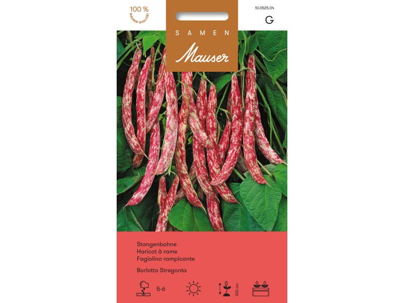 [2126301] Samen Mauser Samen Borlotti Stangenbohne Borlotti
