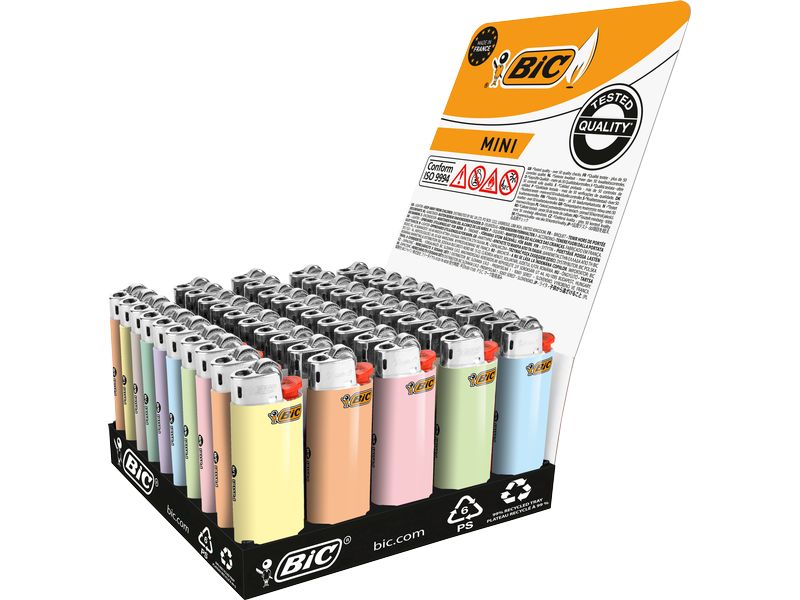 [2058311] BIC Feuerzeug Mini J25 Pastel Assortiert