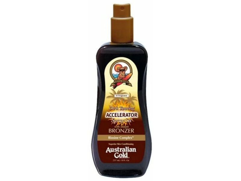 Australian Gold Dark Tanning Accelerator Spray Gel mit Bronzer 237 ml 237 ml