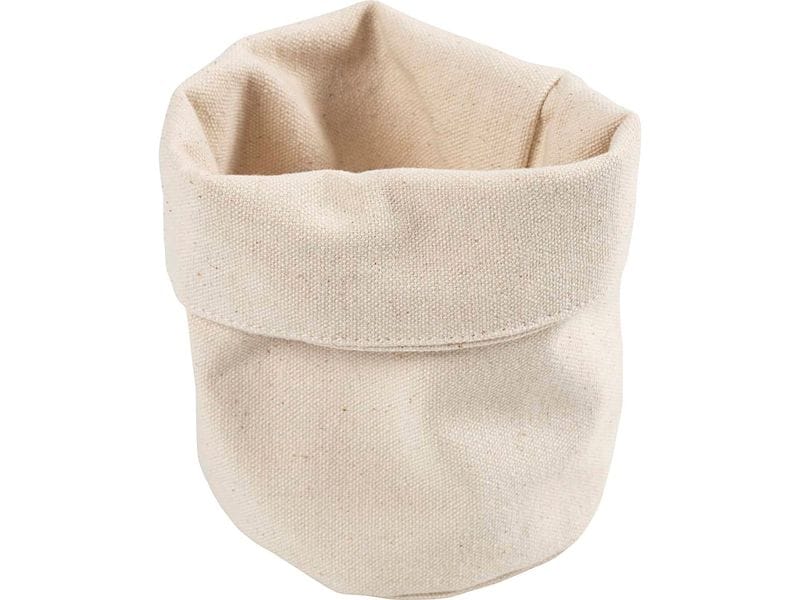 Creativ Company Stoff-Bastelset Stoffkörbe 14.5 x 9 cm, Hellnatur, 2 Stück