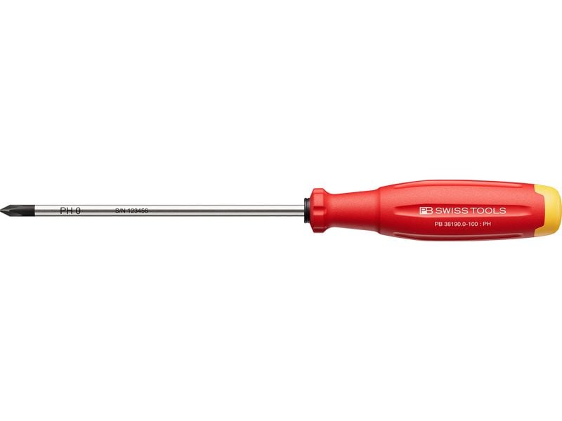 [2057777] PB Swiss Tools Kreuzschraubenzieher SwissGrip Evo PH 0 75 mm
