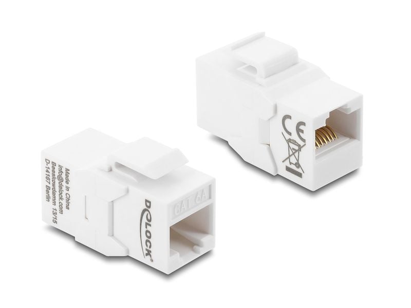[2130811] Delock Keystone-Modul Kupplung RJ45 Buchse zu RJ45 Buchse Cat.6A