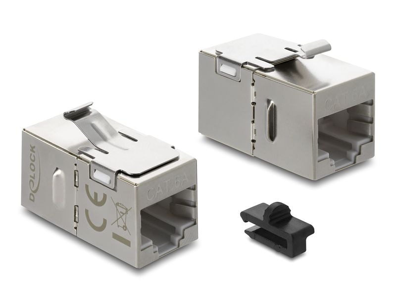 [2130809] Delock Keystone-Modul Kupplung RJ45 Buchse zu Buchse geschirmt