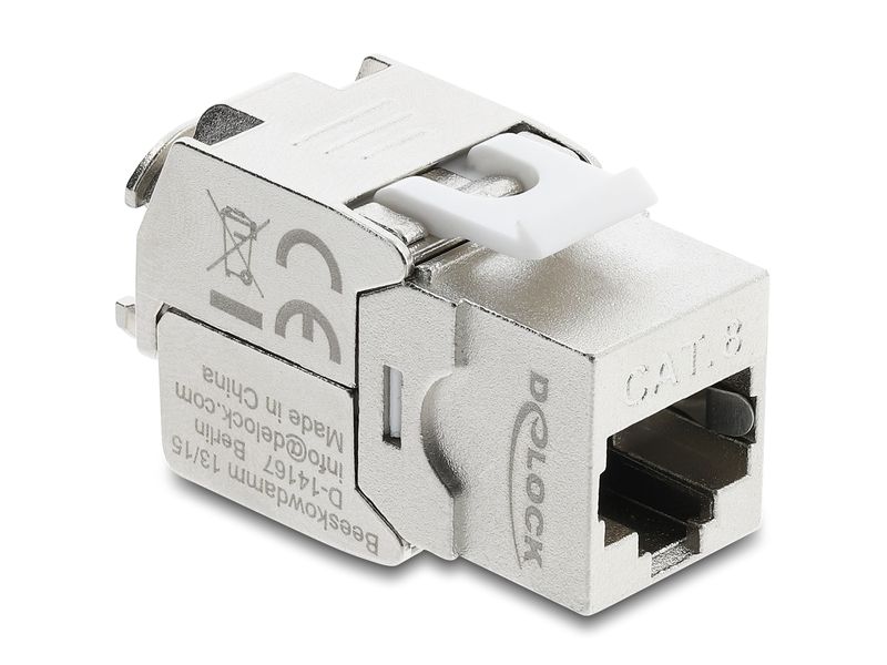 [2130844] Delock Keystone-Modul RJ45 Buchse zu LSA Cat.8.1 geschirmt