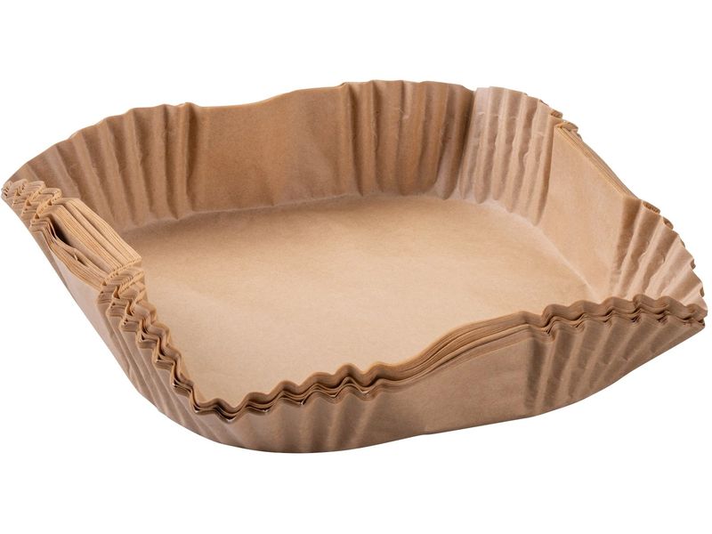 [2124649] Fackelmann Backpapier Airfryer, 200 x 200 x 45 mm, 40 Stück