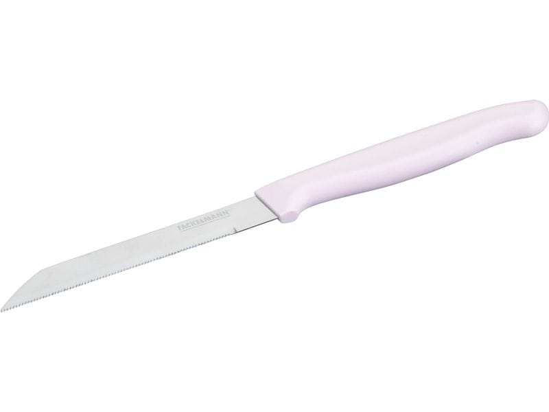 Fackelmann Gemüsemesser Gemüsemesser 12 cm, Pastellrosa