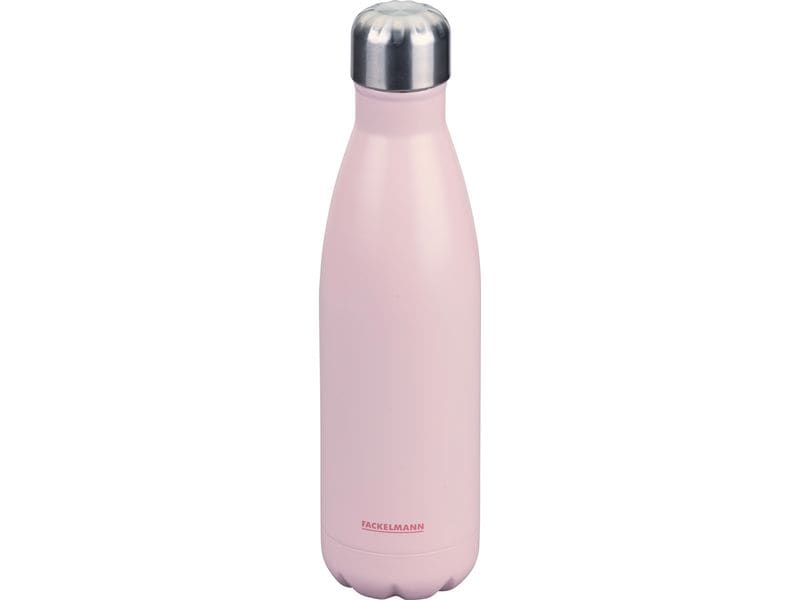 [2124712] Fackelmann Trinkflasche Thermotrinkflasche 500 ml, Pastellrosa