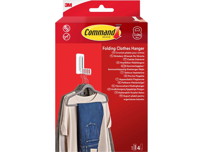 [2109872] Command Klappbarer Kleiderbügel Grau