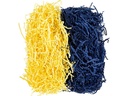 Creativ Company Papier-Füllmaterial 25-30 cm x 3 mm, 100g, Blau-Gelb