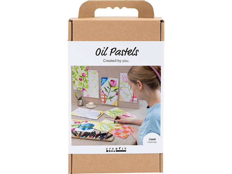 Creativ Company Bastelset - Ölpastellfarben ,