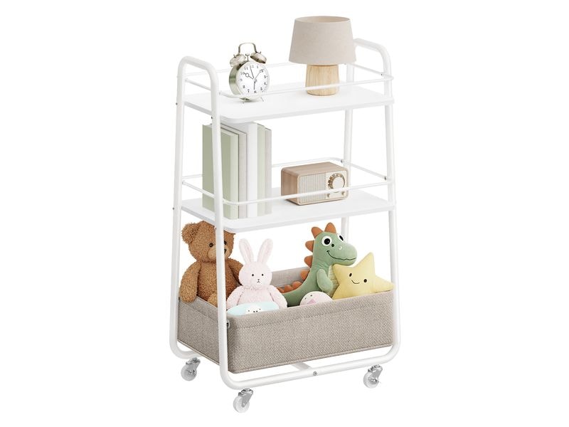 [2109803] VASAGLE Rollwagen 30.4 x 81 cm, Weiss