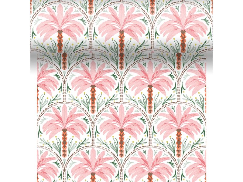 Paper + Design Tischtuchrolle Palm Oasis 40 cm x 480 cm, Mehrfarbig