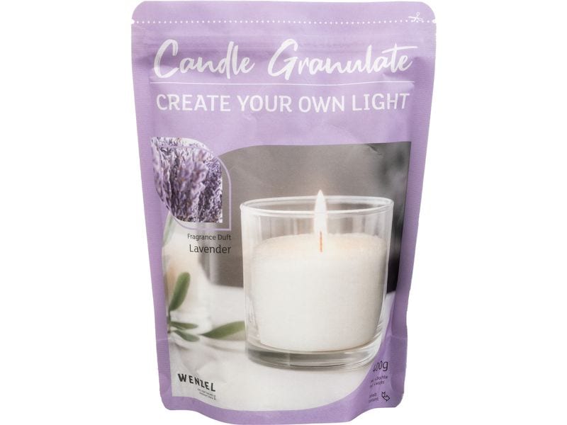 [2038771] Wenzel Kerzen Wachsgranulat Lavender 400 g