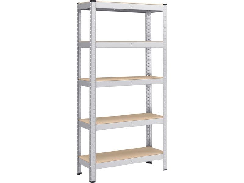 Songmics Regal 5 Ablagen Silber
