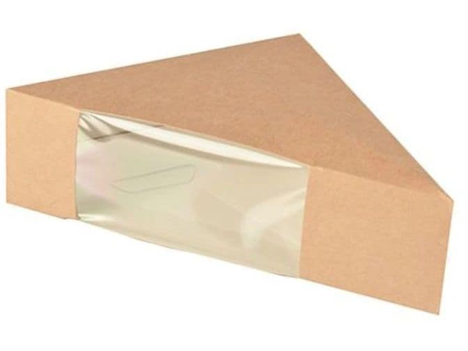Papstar Sandwichbox Sichtfenster 50 Stück