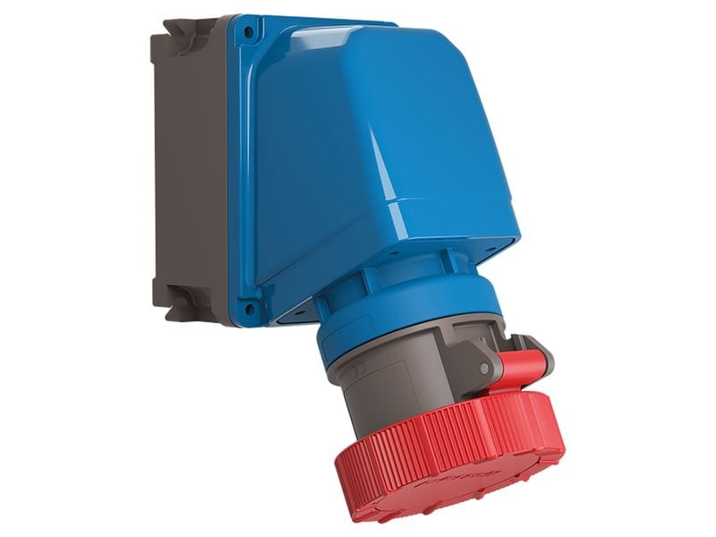 STEFFEN CEE 65° Wand-Steckdose 3LPE 32/4 400 V 6h