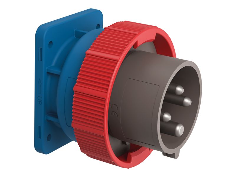 [2143594] STEFFEN Palazzoli CEE Einbau-Stecker 3LPE 16/4 400 V 6h vernickelt