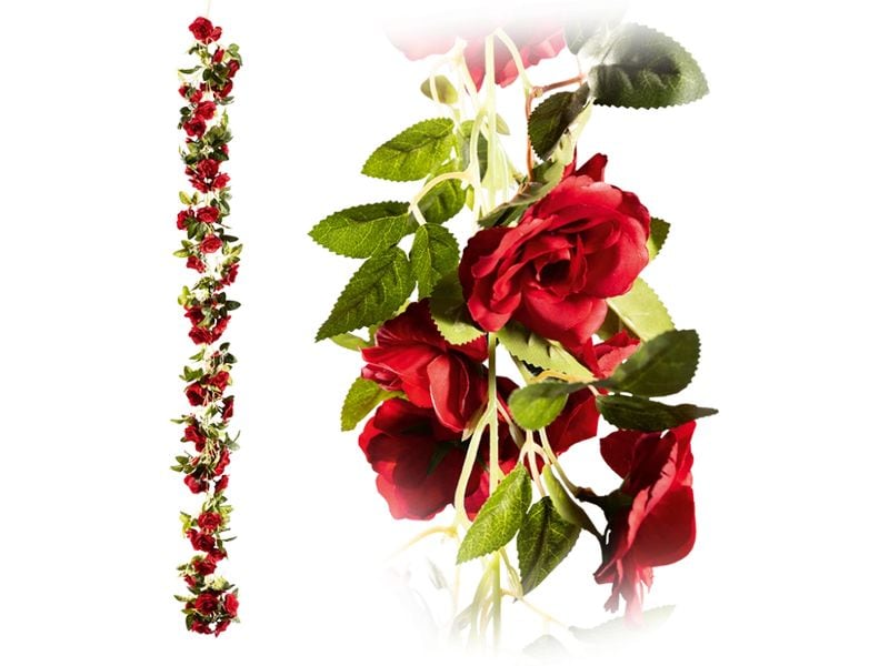 [2080387] Dekomat AG Rosengirlande mit 60 Rosen 170 cm