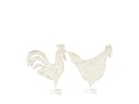 CHALET Dekofigur Huhn / Hahn Hulda assortiert, 1 Stück