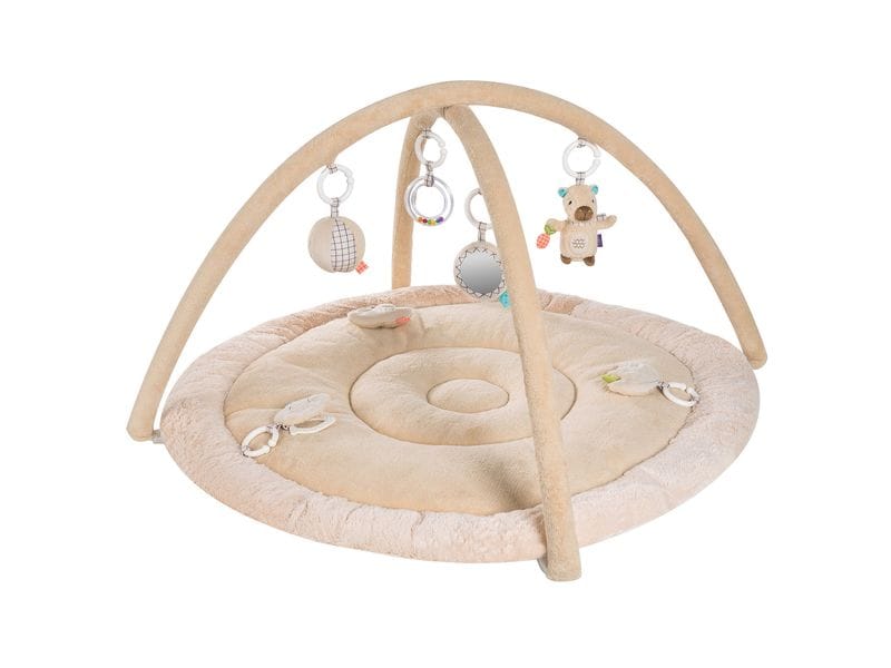 [2089475] fehn 3-D-Activity-Decke Capybara Beige / Braun, Ø 85 cm