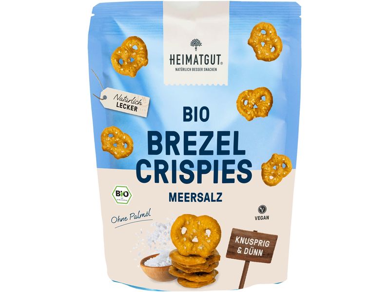 Heimatgut Brezel Crispies Meersalz 80 g