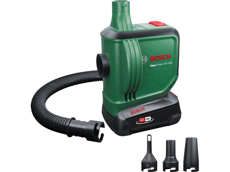Bosch EasyInflate 18 V-500 Akku-Volumenpumpe 18 V 530 l/min