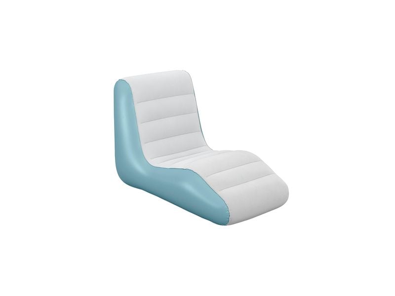 Bestway Aufblasbarer Sessel Leisure Luxe Weiss/Grün, 133 x 79 cm