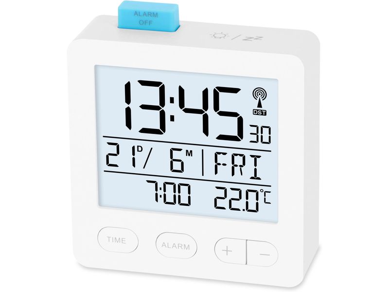 ADE Digitalwecker Weiss