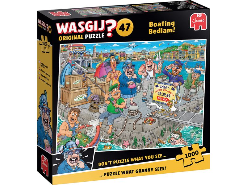 Jumbo Puzzle Wasgij Original 47 Boating Bedlam