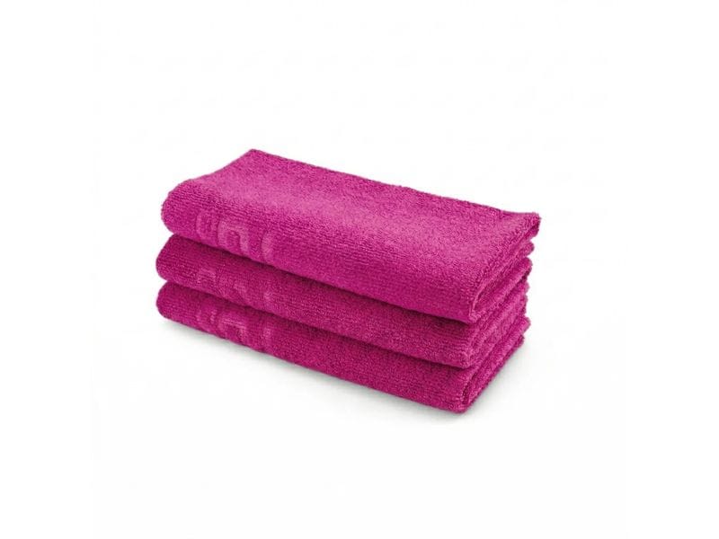 [2092117] 21CARS Edgeless Mikrofaser-Handtuch 3er-Set 40 x 40 cm Pink