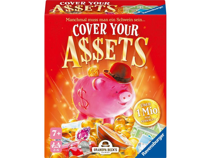 Ravensburger Kartenspiel Cover your Assets 2 bis 6 Spieler
